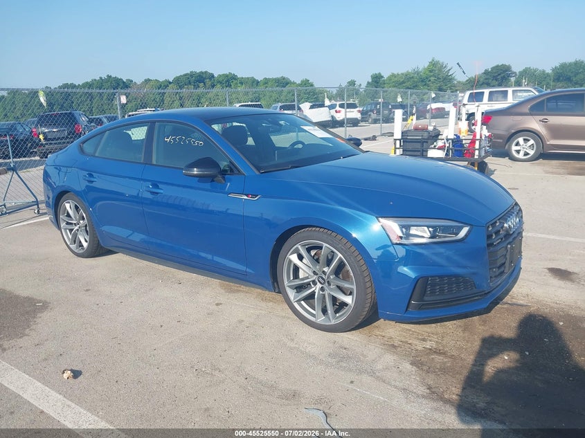 2019 Audi A5 VIN WAUENCF56KA016600 — IAAI salvage auction photo