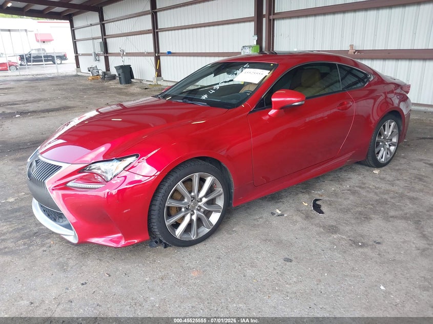 2015 Lexus Rc VIN JTHHE5BC3F5009892 IAAI salvage auction — RIGHT SIDE, Rebuildable (Florida), sold $2,550 on 2026-07-28 (photo 2)