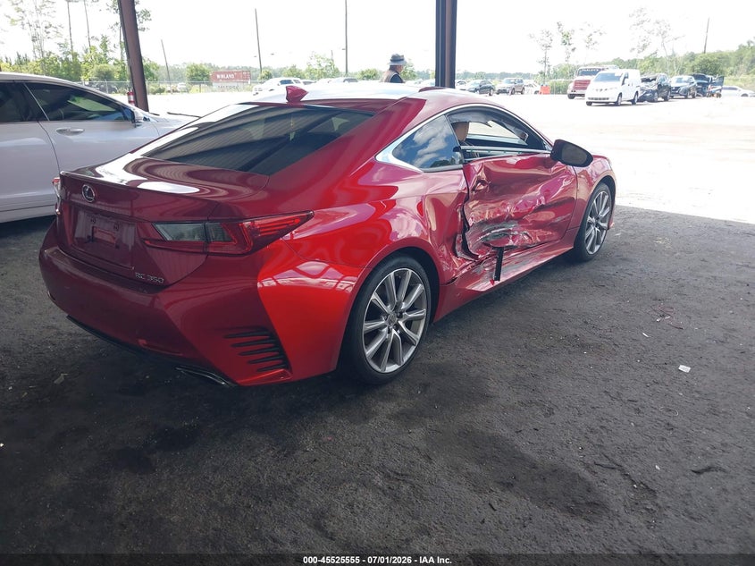 2015 Lexus Rc VIN JTHHE5BC3F5009892 IAAI salvage auction — RIGHT SIDE, Rebuildable (Florida), sold $2,550 on 2026-07-28 (photo 4)