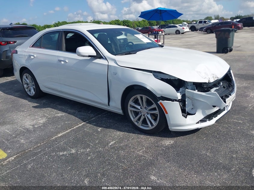 2026 Cadillac Ct4 VIN 1G6DA5RK1T0109641 IAAI salvage auction — FRONT END, Clear (Florida), sold $13,250 on 2026-07-08 (photo 1)