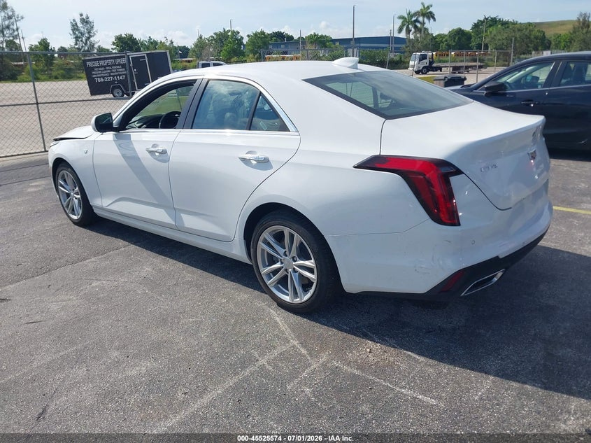2026 Cadillac Ct4 VIN 1G6DA5RK1T0109641 IAAI salvage auction — FRONT END, Clear (Florida), sold $13,250 on 2026-07-08 (photo 3)