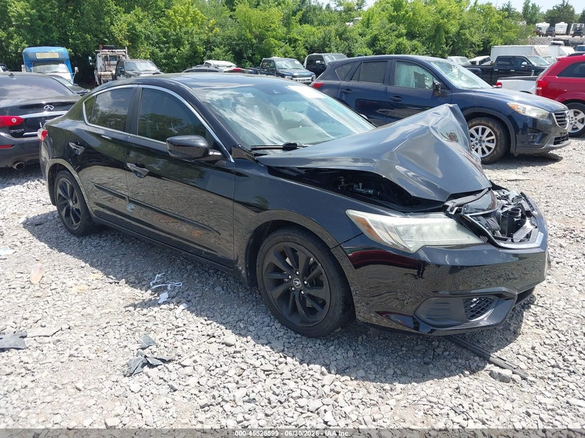 2016 Acura Ilx VIN 19UDE2F75GA002822 IAAI salvage auction — FRONT END, Salvage Title, sold $750 on 2026-08-30 (photo 1)