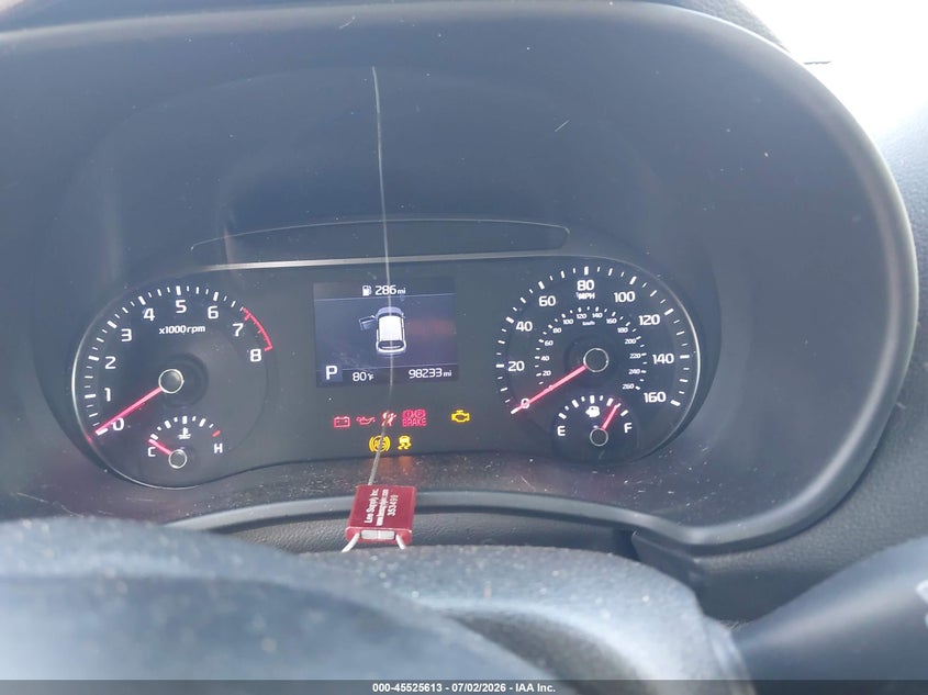 2020 Kia Soul VIN KNDJ23AU5L7096561 IAAI salvage auction — NORMAL WEAR, Clear (Alabama), sold $1,325 on 2026-07-29 (photo 7)