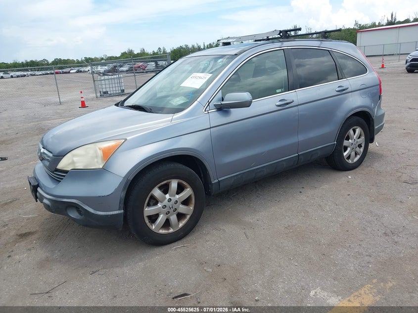 2007 Honda Cr-v VIN JHLRE48707C078968 IAAI salvage auction — RIGHT SIDE, Rebuildable (Florida), sold $1,100 on 2026-07-13 (photo 2)