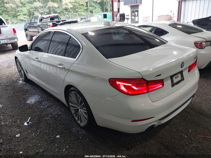 2018 BMW 5er VIN WBAJA7C5XJWC75875 IAAI salvage auction — RIGHT SIDE, Salvage (Virginia), sold $4,950 on 2026-07-30 (photo 3)