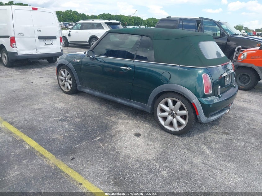 2006 Mini Cooper VIN WMWRH33566TF87272 IAAI salvage auction — NORMAL WEAR, Clear (Florida), sold $1,950 on 2026-07-23 (photo 3)