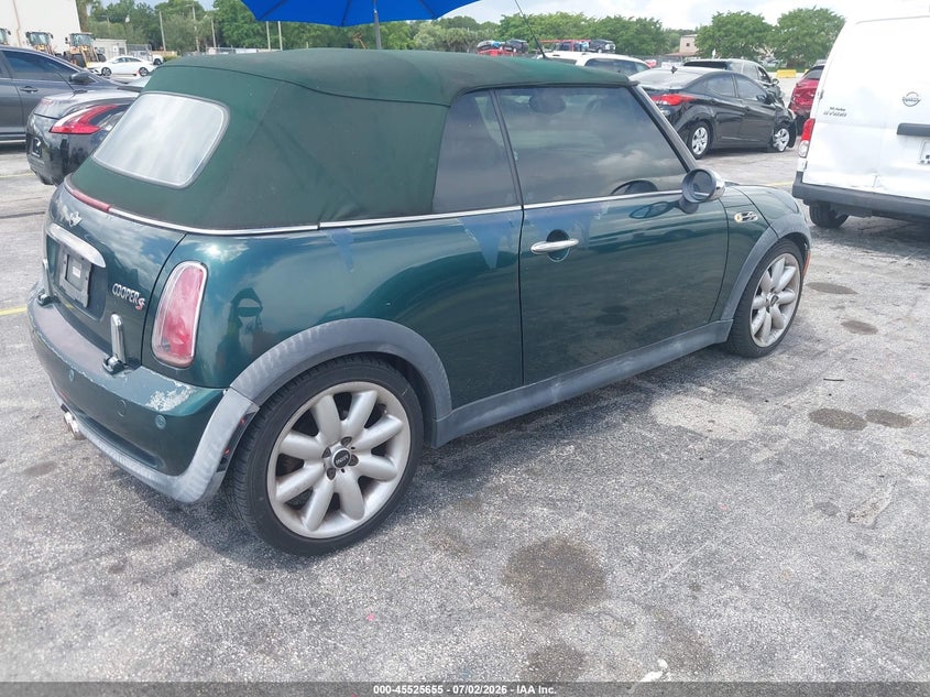 2006 Mini Cooper VIN WMWRH33566TF87272 IAAI salvage auction — NORMAL WEAR, Clear (Florida), sold $1,950 on 2026-07-23 (photo 4)