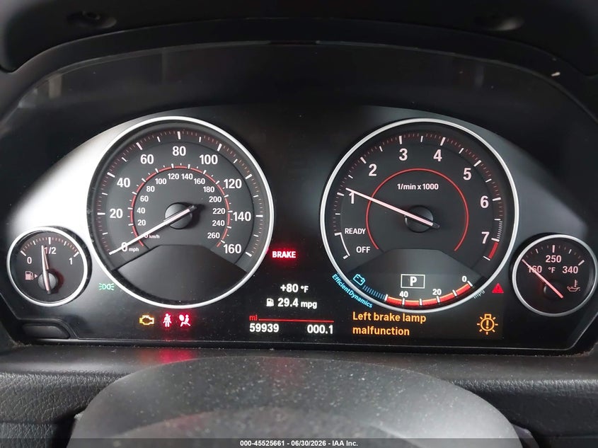2017 BMW 3 series VIN WBA8B9G39HNU53966 IAAI salvage auction — NORMAL WEAR, Clear (Florida), sold $1,925 on 2026-07-28 (photo 7)