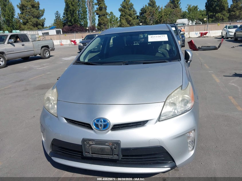 2013 Toyota Prius VIN JTDKN3DU3D5636199 IAAI salvage auction — NORMAL WEAR, Clear - Dealer Only (California), sold $3,150 on 2026-07-13 (photo 6)
