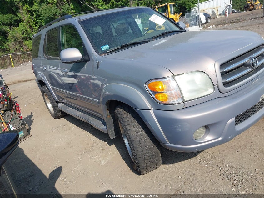 2001 Toyota Sequoia VIN 5TDBT48A21S008006 IAAI salvage auction — NORMAL WEAR, Clear (Massachusetts), sold $225 on 2026-07-14 (photo 1)