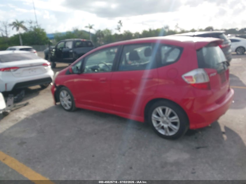 2009 Honda Fit VIN JHMGE88499S014369 IAAI salvage auction — FRONT END, Rebuildable (Florida), sold $1,600 on 2026-07-29 (photo 3)