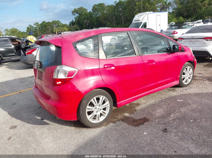 2009 Honda Fit VIN JHMGE88499S014369 IAAI salvage auction — FRONT END, Rebuildable (Florida), sold $1,600 on 2026-07-29 (photo 4)