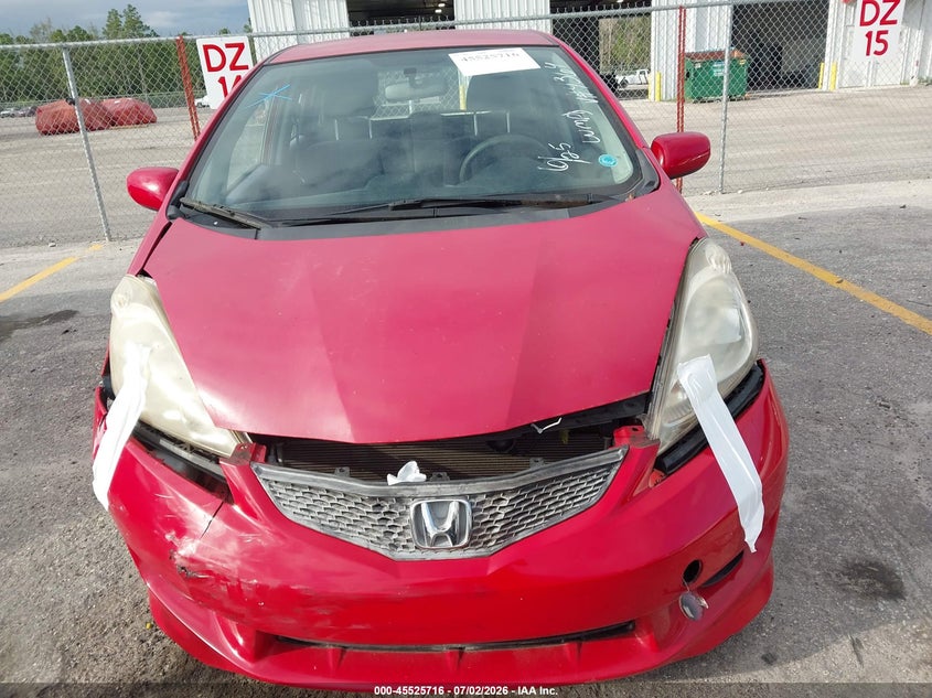 2009 Honda Fit VIN JHMGE88499S014369 IAAI salvage auction — FRONT END, Rebuildable (Florida), sold $1,600 on 2026-07-29 (photo 6)