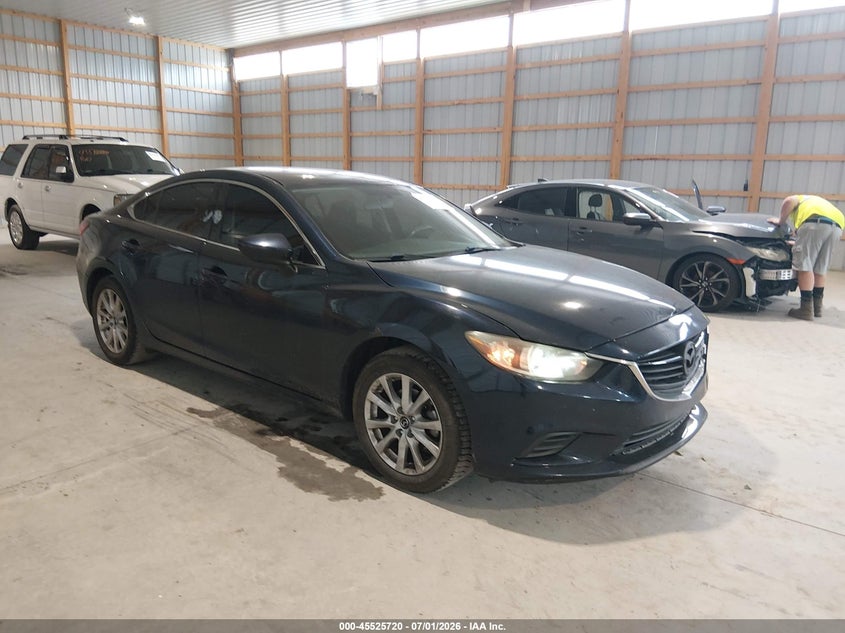2015 Mazda 6 VIN JM1GJ1U68F1176037 IAAI salvage auction — LEFT SIDE, Salvage (Pennsylvania), sold $875 on 2026-07-22 (photo 1)