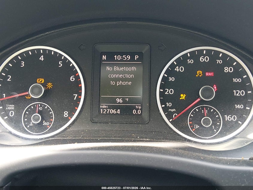 2012 Volkswagen Tiguan VIN WVGAV7AX5CW004519 IAAI salvage auction — LEFT REAR, Clear (Tennessee), sold $1,100 on 2026-08-13 (photo 7)