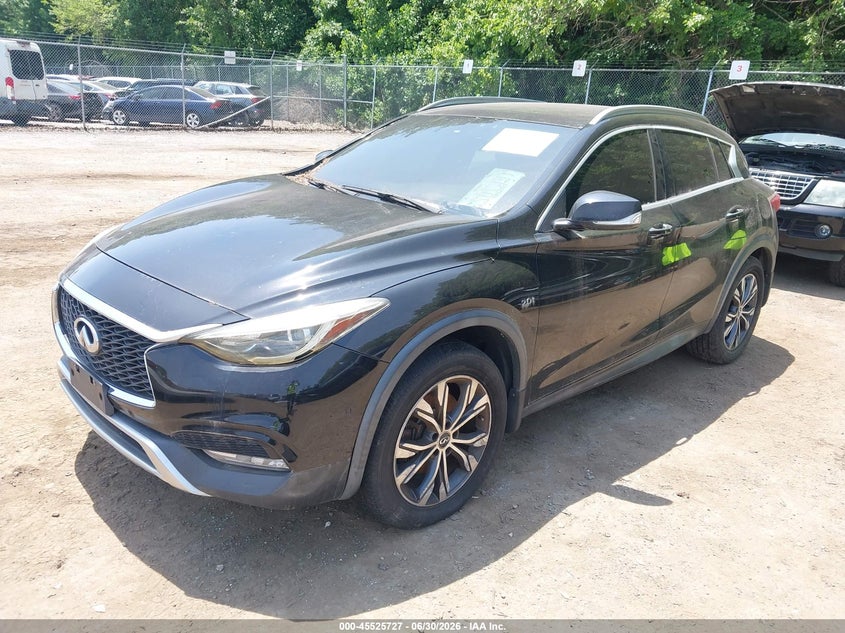 2017 Infiniti Qx30 VIN SJKCH5CR4HA033969 IAAI salvage auction — NORMAL WEAR, Clear (Maryland), sold $2,275 on 2026-07-07 (photo 2)