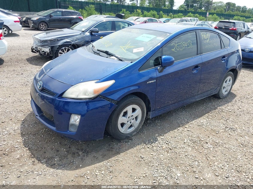 2010 Toyota Prius VIN JTDKN3DU5A0145948 IAAI salvage auction — FRONT & REAR, Bill Of Sale (New York), sold $600 on 2026-07-14 (photo 2)