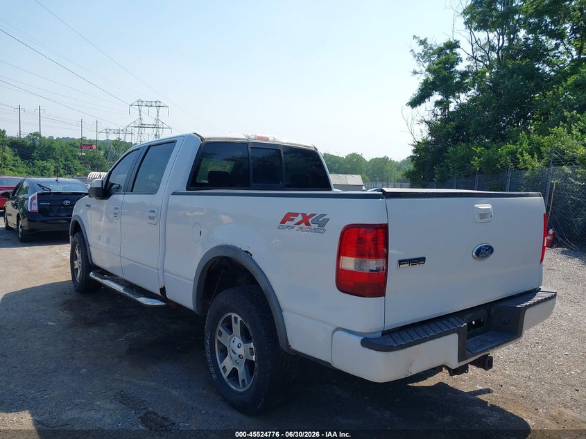 2008 Ford F-150 VIN 1FTPW14518FA12966 IAAI salvage auction — NORMAL WEAR, Clear (Pennsylvania), sold $1,425 on 2026-07-22 (photo 3)