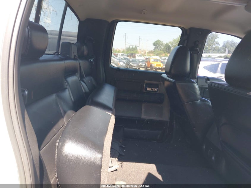2008 Ford F-150 VIN 1FTPW14518FA12966 IAAI salvage auction — NORMAL WEAR, Clear (Pennsylvania), sold $1,425 on 2026-07-22 (photo 8)