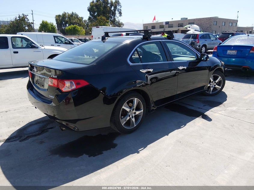 2012 Acura Tsx VIN JH4CU2E86CC005295 IAAI salvage auction — NORMAL WEAR, Clear - Dealer Only (California), sold $1,650 on 2026-07-13 (photo 4)