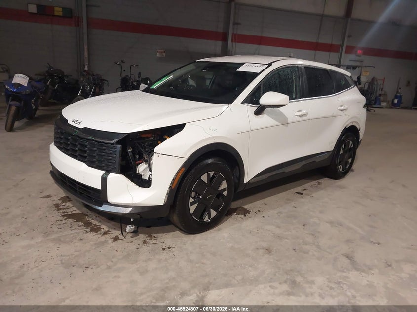 2026 Kia Sportage hybrid VIN KNDPU3DG7T7277767 IAAI salvage auction — FRONT & REAR, Certificate Of Destruction (Florida), sold $6,600 on 2026-08-27 (photo 2)