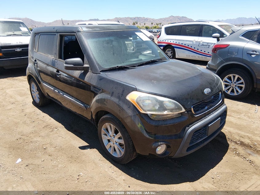 2013 Kia Soul VIN KNDJT2A69D7495595 IAAI salvage auction — NORMAL WEAR, Clear-Dealer Only (Arizona), sold $1,100 on 2026-07-07 (photo 1)