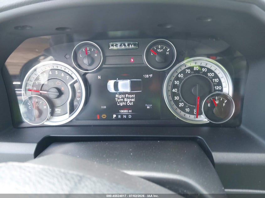 2016 Ram 1500 VIN 3C6RR7LT3GG331938 IAAI salvage auction — RIGHT FRONT, Clear (Michigan), sold $4,025 on 2026-08-28 (photo 7)
