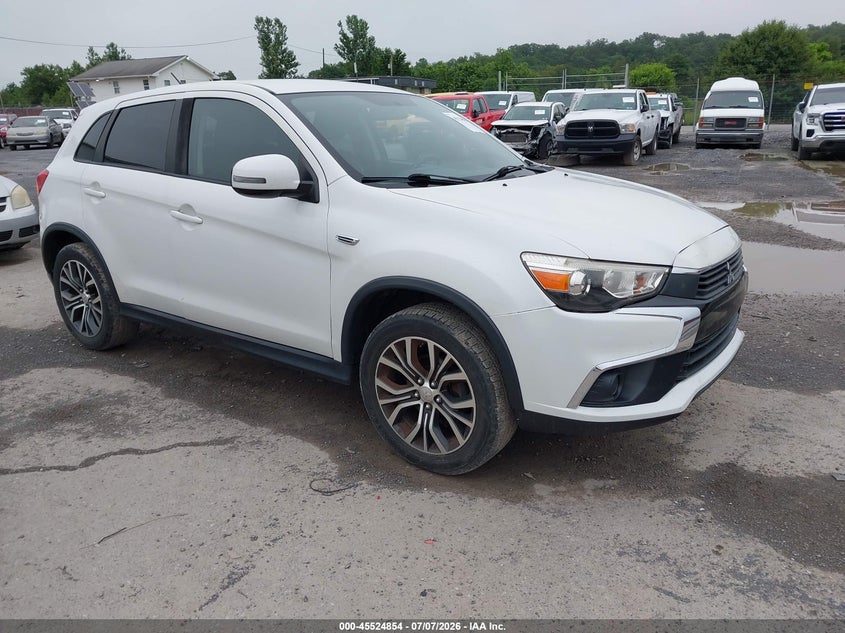 2016 Mitsubishi Outlander VIN JA4AR3AW5GZ023546 IAAI salvage auction — NORMAL WEAR, Clear (Pennsylvania), sold $550 on 2026-07-15 (photo 1)
