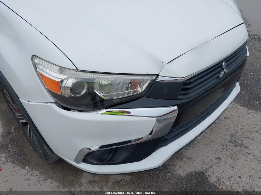 2016 Mitsubishi Outlander VIN JA4AR3AW5GZ023546 IAAI salvage auction — NORMAL WEAR, Clear (Pennsylvania), sold $550 on 2026-07-15 (photo 6)