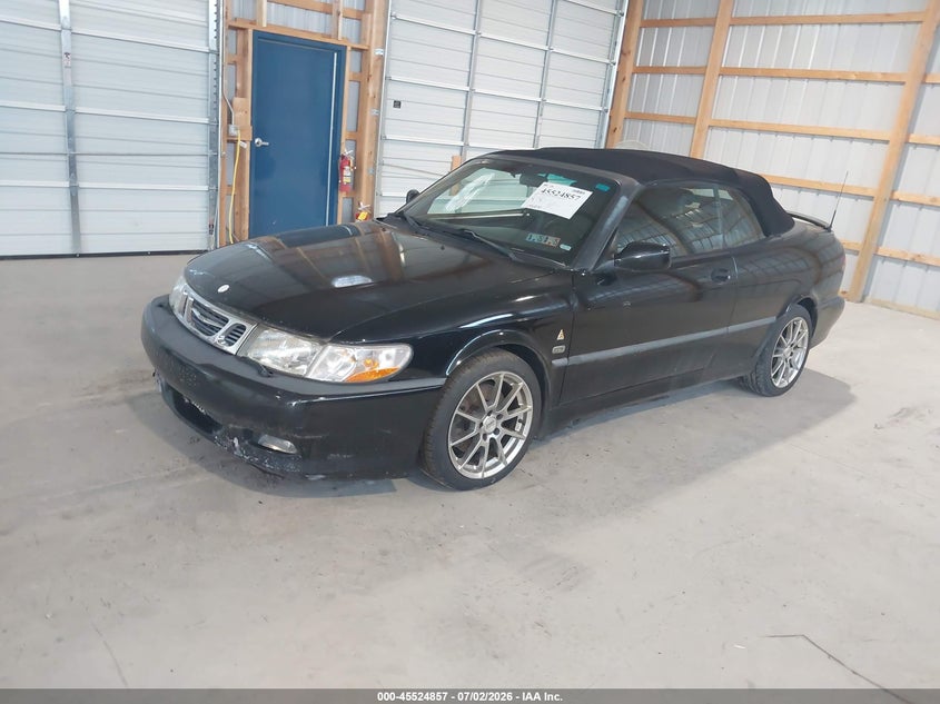 2000 Saab 9-3 VIN YS3DP75G6Y7007476 IAAI salvage auction — NORMAL WEAR, Clear (Pennsylvania), sold $250 on 2026-07-08 (photo 2)