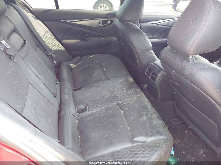 2018 Infiniti Q50 VIN JN1FV7AP2JM460936 IAAI salvage auction — FRONT END, Clear (Virginia), sold $8,200 on 2026-07-08 (photo 8)