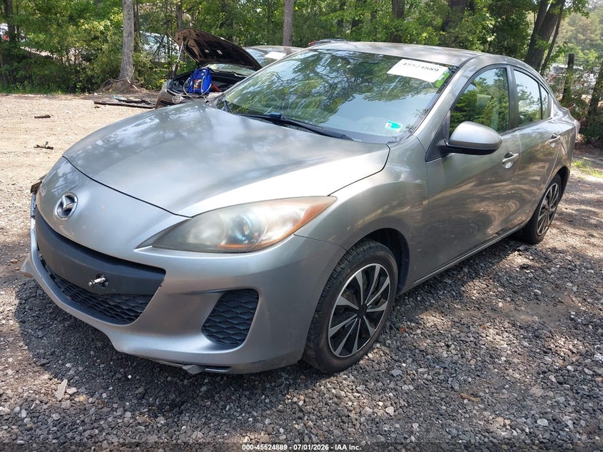2013 Mazda 3 VIN JM1BL1U72D1757138 IAAI salvage auction — RIGHT FRONT, Clear (Virginia), sold $350 on 2026-07-28 (photo 2)