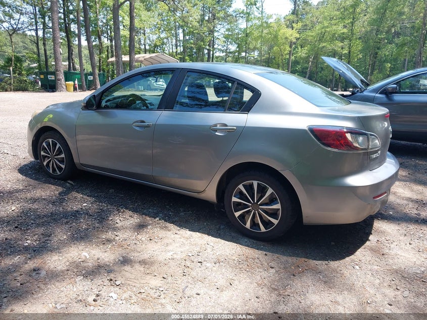 2013 Mazda 3 VIN JM1BL1U72D1757138 IAAI salvage auction — RIGHT FRONT, Clear (Virginia), sold $350 on 2026-07-28 (photo 3)