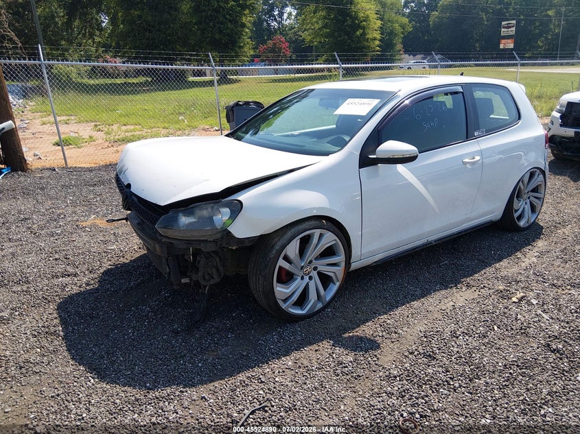 2012 Volkswagen Gti VIN WVWFD7AJ0CW235787 IAAI salvage auction — FRONT & REAR, Salvage (South Carolina), sold $25 on 2026-07-28 (photo 2)