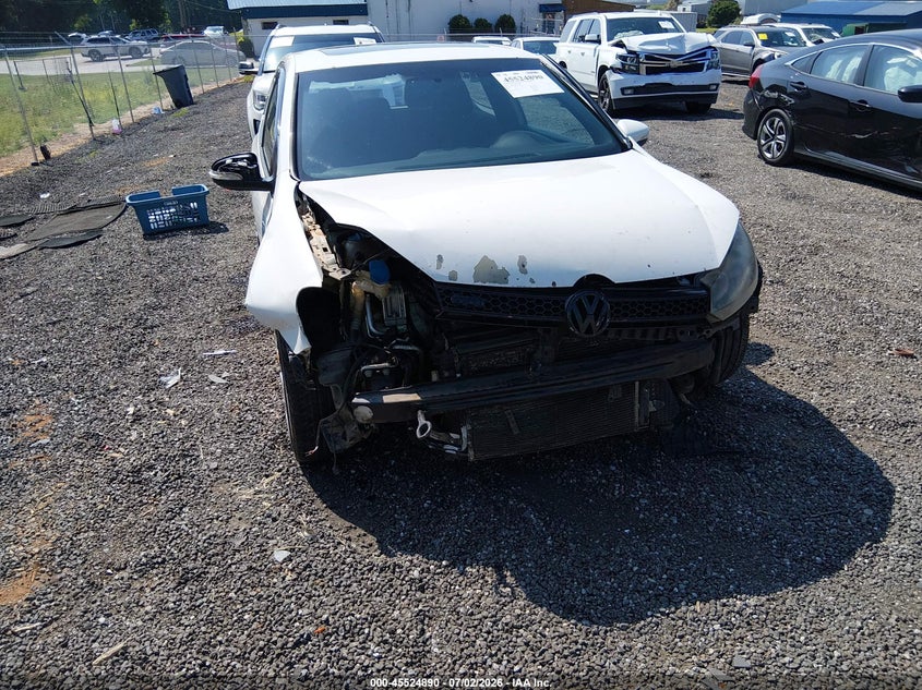 2012 Volkswagen Gti VIN WVWFD7AJ0CW235787 IAAI salvage auction — FRONT & REAR, Salvage (South Carolina), sold $25 on 2026-07-28 (photo 6)