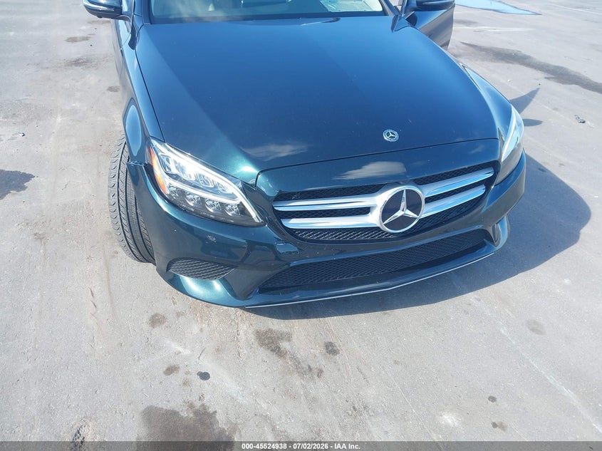 2019 Mercedes-benz C-klasse VIN 55SWF8DB2KU318322 IAAI salvage auction — FRONT END, Rebuildable (Florida), sold $8,300 on 2026-07-29 (photo 6)