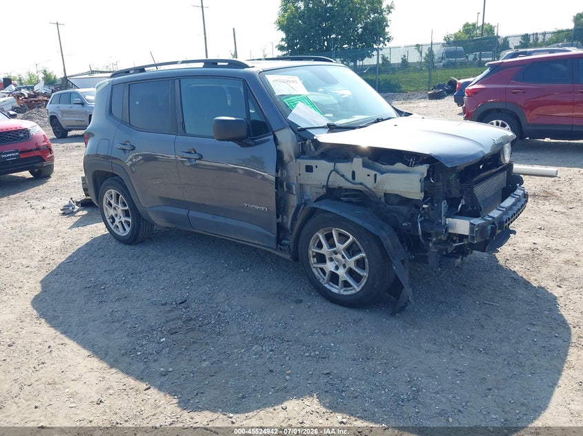 2020 Jeep Renegade VIN ZACNJABB9LPL20887 IAAI salvage auction — FRONT & REAR, Salvage (Pennsylvania), sold $975 on 2026-08-21 (photo 1)