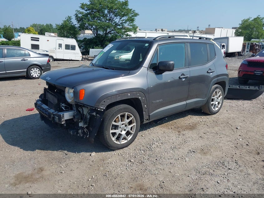 2020 Jeep Renegade VIN ZACNJABB9LPL20887 IAAI salvage auction — FRONT & REAR, Salvage (Pennsylvania), sold $975 on 2026-08-21 (photo 2)