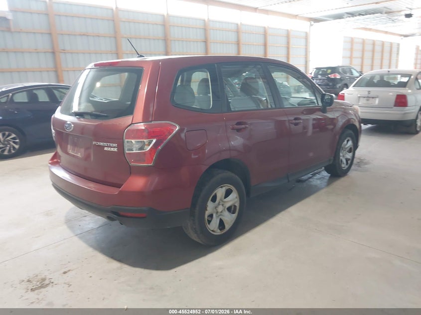 2014 Subaru Forester VIN JF2SJAACXEH515795 IAAI salvage auction — LEFT FRONT, Salvage Title, sold $675 on 2026-07-22 (photo 4)