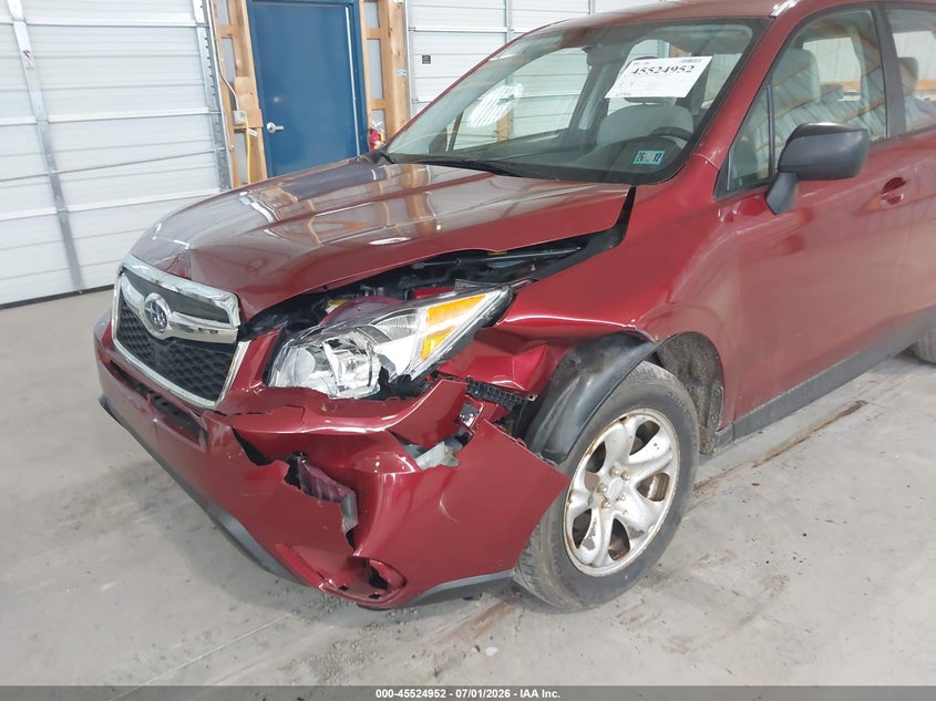 2014 Subaru Forester VIN JF2SJAACXEH515795 IAAI salvage auction — LEFT FRONT, Salvage Title, sold $675 on 2026-07-22 (photo 6)