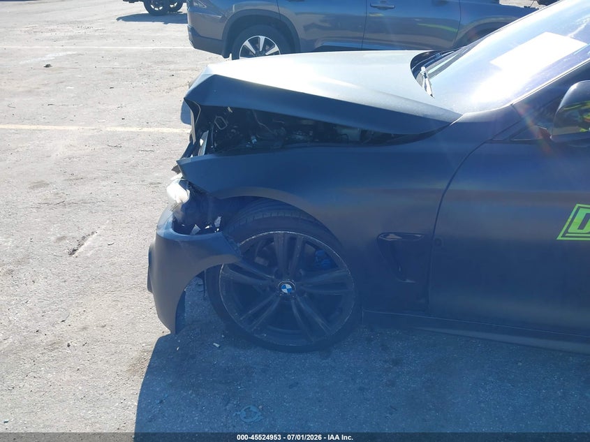 2015 BMW 4er VIN WBA3N3C54FK233266 IAAI salvage auction — FRONT END, Salvage Title, sold $600 on 2026-08-15 (photo 6)