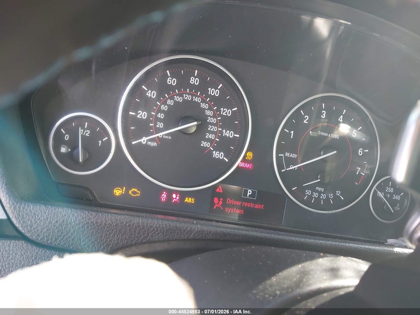 2015 BMW 4er VIN WBA3N3C54FK233266 IAAI salvage auction — FRONT END, Salvage Title, sold $600 on 2026-08-15 (photo 7)