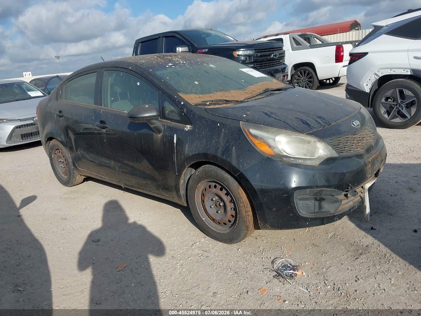2014 Kia Rio VIN KNADM4A30E6399046 IAAI salvage auction — NORMAL WEAR, Clear (Illinois), sold $225 on 2026-07-29 (photo 1)