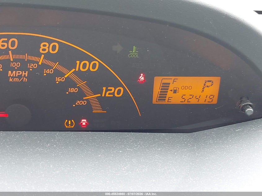 2009 Toyota Yaris VIN JTDKT903595225190 IAAI salvage auction — NORMAL WEAR, Clear (Virginia), sold $2,150 on 2026-07-15 (photo 7)