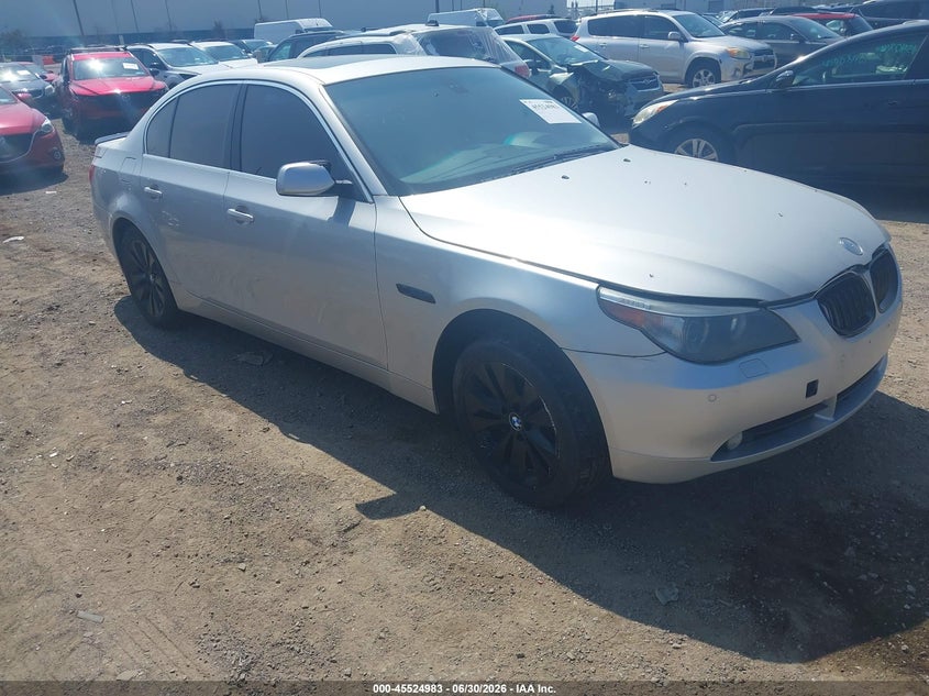 2007 BMW 5 series VIN WBANB53557CP06083 IAAI salvage auction — STRIPPED, Original (Ohio), sold $100 on 2026-07-15 (photo 1)