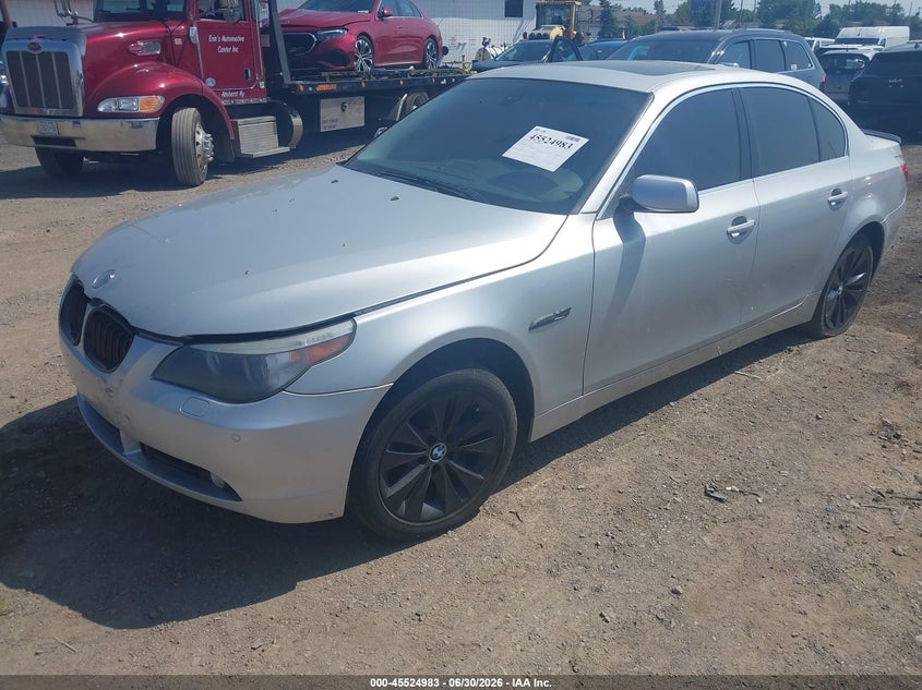 2007 BMW 5 series VIN WBANB53557CP06083 IAAI salvage auction — STRIPPED, Original (Ohio), sold $100 on 2026-07-15 (photo 2)