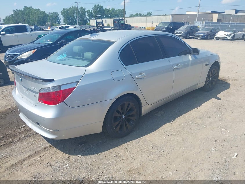 2007 BMW 5 series VIN WBANB53557CP06083 IAAI salvage auction — STRIPPED, Original (Ohio), sold $100 on 2026-07-15 (photo 4)