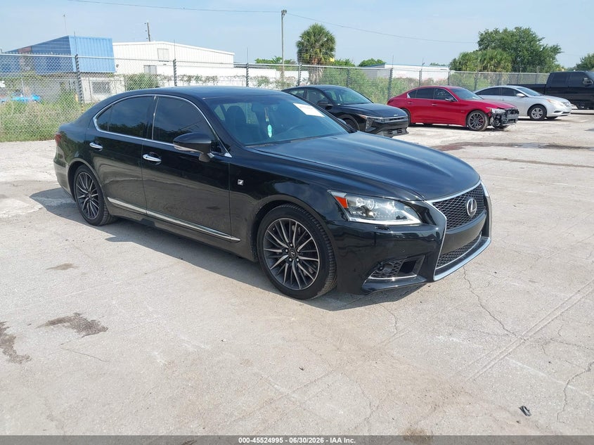 2014 Lexus Ls VIN JTHBL5EF6E5125216 IAAI salvage auction — NORMAL WEAR, Clear (Florida), sold $5,525 on 2026-07-15 (photo 1)