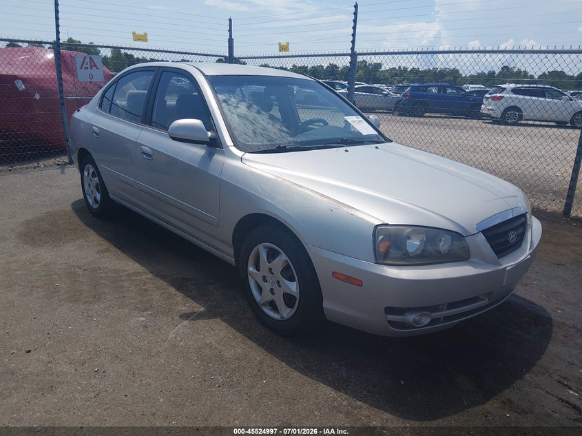 2006 Hyundai Elantra VIN KMHDN46D36U370876 IAAI salvage auction — NORMAL WEAR, Clear (Louisiana), sold $600 on 2026-07-29 (photo 1)