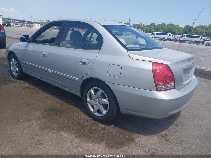 2006 Hyundai Elantra VIN KMHDN46D36U370876 IAAI salvage auction — NORMAL WEAR, Clear (Louisiana), sold $600 on 2026-07-29 (photo 3)
